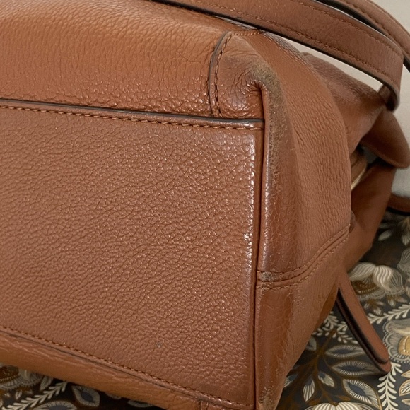 Kate Spade Jackson Triple Compartment Shoulder Tote Satchel Gingerbread color - Picture 12 of 16